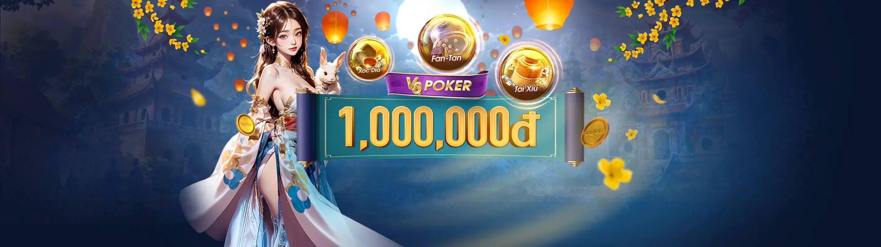 Bàn chơi casino trực tuyến với dealer và người chơi new66 win