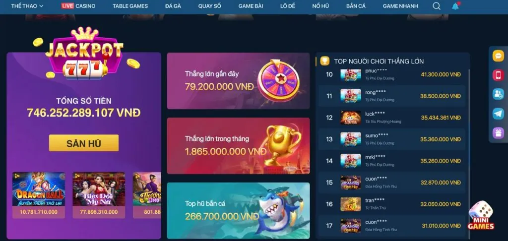 Giao diện thân thiện của new66 win