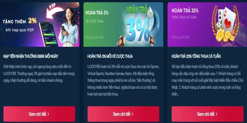 Hoàn trả tiền cược hấp dẫn new66 win
